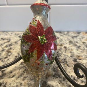 RAZ Poinsettia Ornament